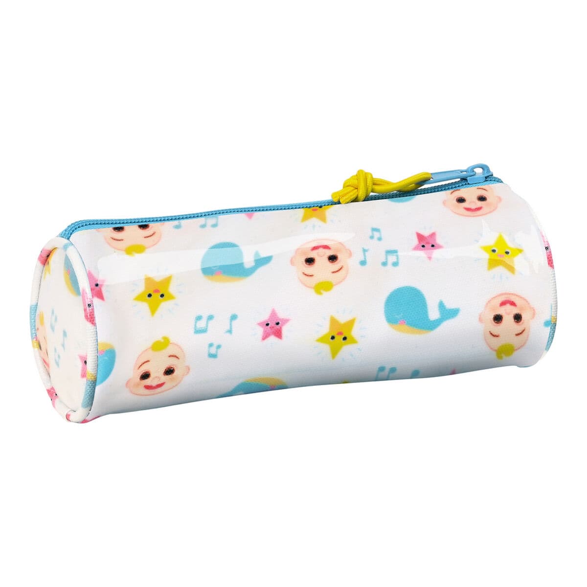 Bolsa Escolar Cilíndrica CoComelon Branco Multicolor (20 x 7 x 7 cm) - Image 2