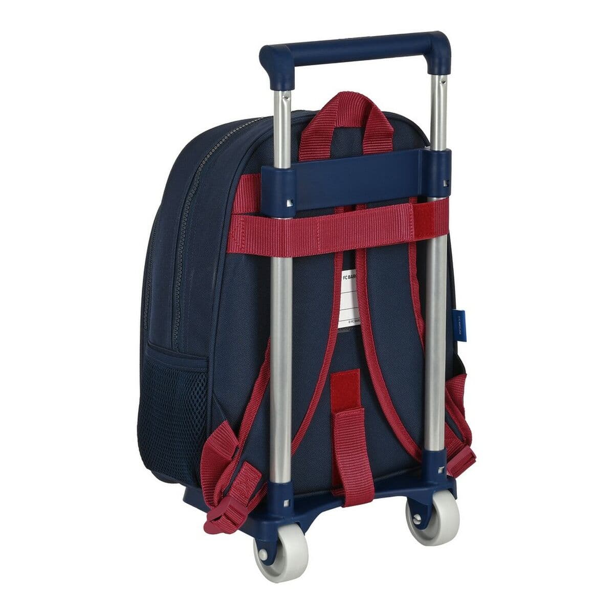 School Rucksack with Wheels F.C. Barcelona Corporativa Blue Maroon (27 x 33 x 10 cm) - Image 3