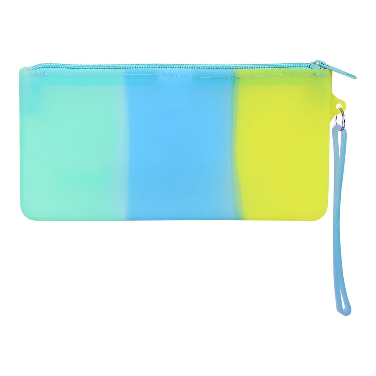 Astuccio Scuola Safta Azzurro Verde Giallo (21 x 10.5 x 2 cm) - Image 2