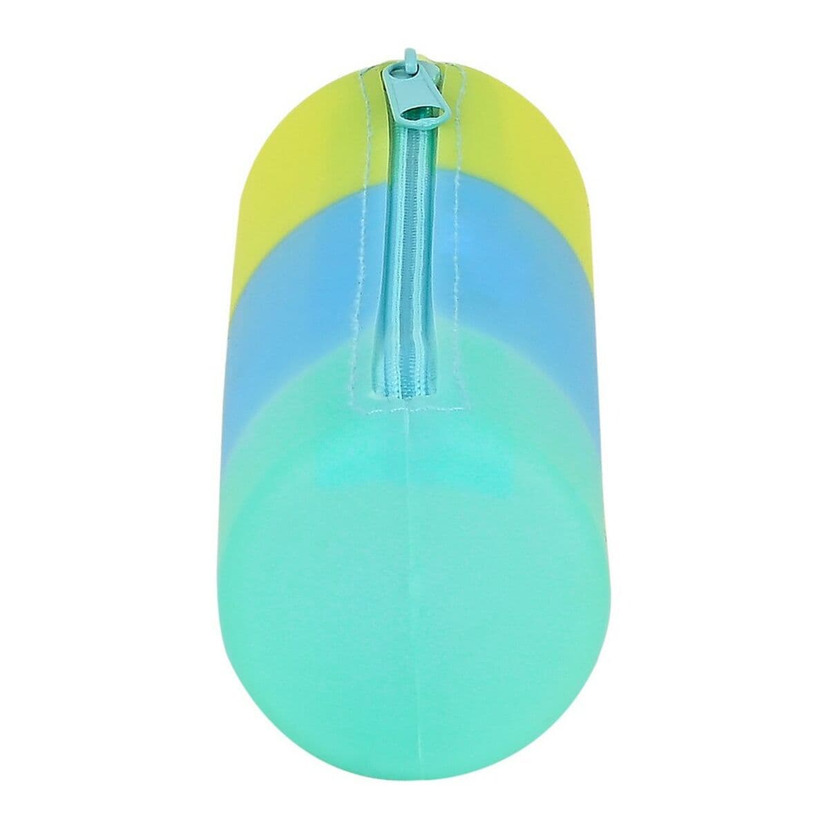 Estuche Escolar Cilíndrico Safta Azul Verde Amarillo (20 x 5 x 5 cm) - Image 2