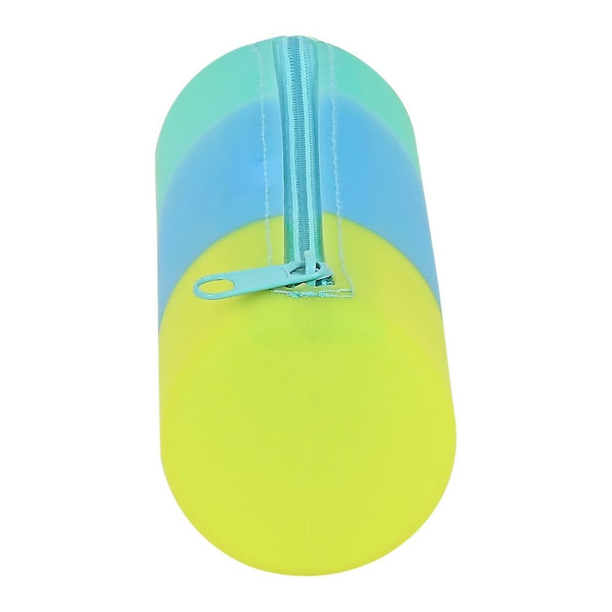 Estuche Escolar Cilíndrico Safta Azul Verde Amarillo (20 x 5 x 5 cm) - Image 3