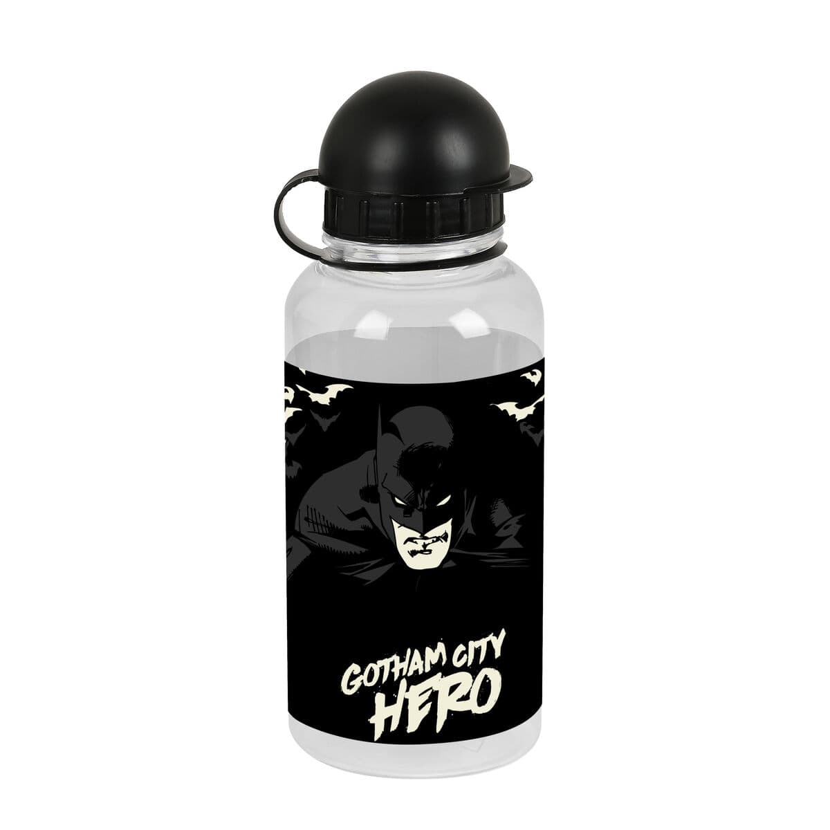 Botella de Agua Batman Hero Negro PVC 500 ml - Image 3