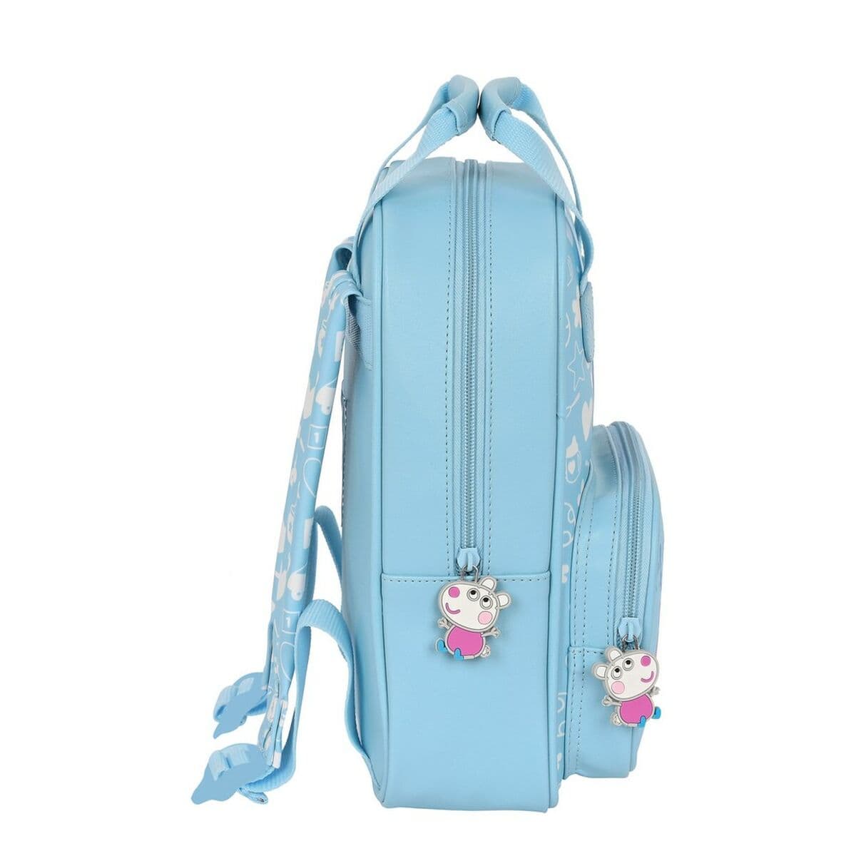 Sac à dos enfant Peppa Pig Baby Bleu clair (20 x 28 x 8 cm) - Image 3