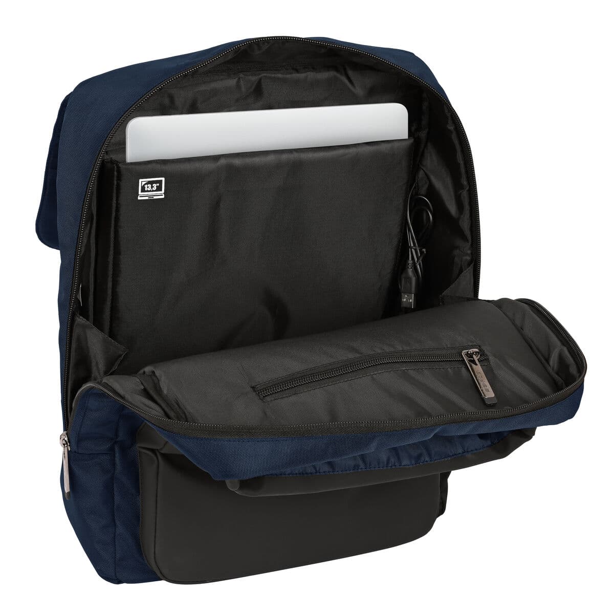 Sacoche pour Portable Safta Business 13,3'' Bleu foncé (29 x 39 x 12 cm) - Image 2