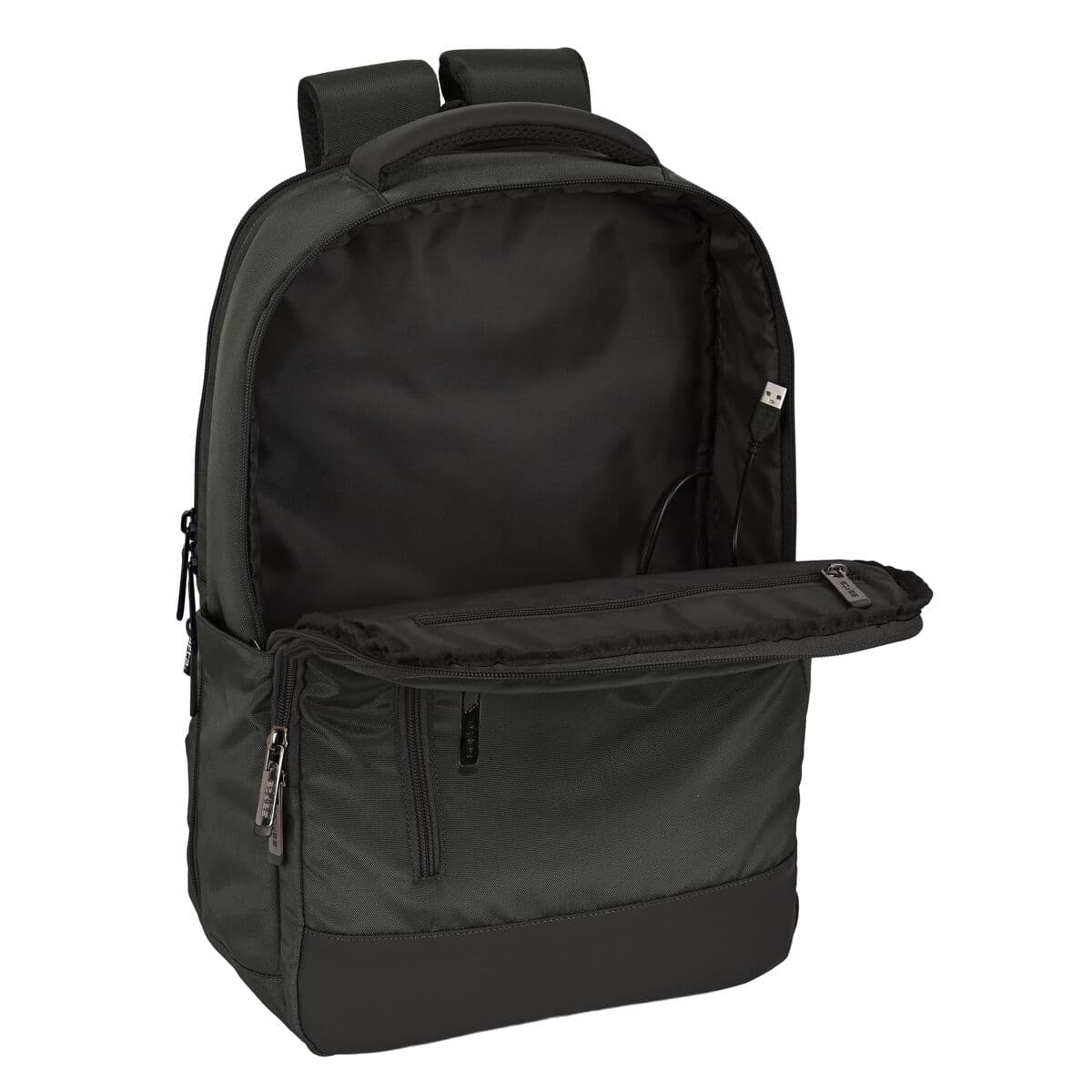 Sac à Dos pour Portable et Tablette avec Sortie USB Safta Business Gris (29 x 44 x 15 cm) - Image 4