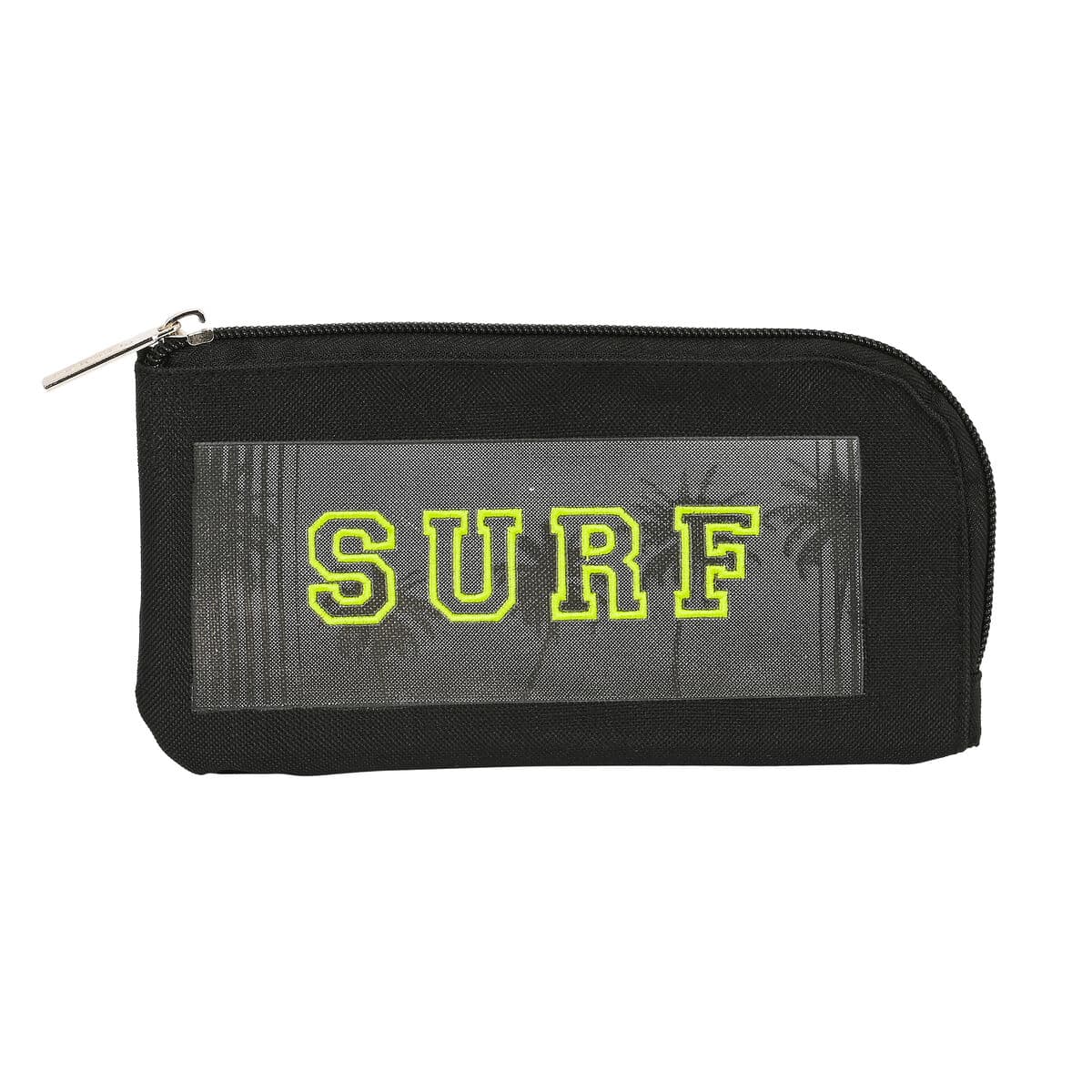 Estuche Escolar Safta Surf Negro 23 x 11 x 1 cm