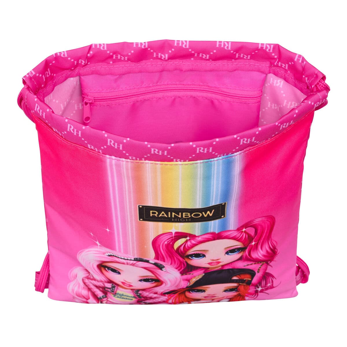 Mochila Saco Infantil Rainbow High Fucsia 26 x 34 x 1 cm - Image 3