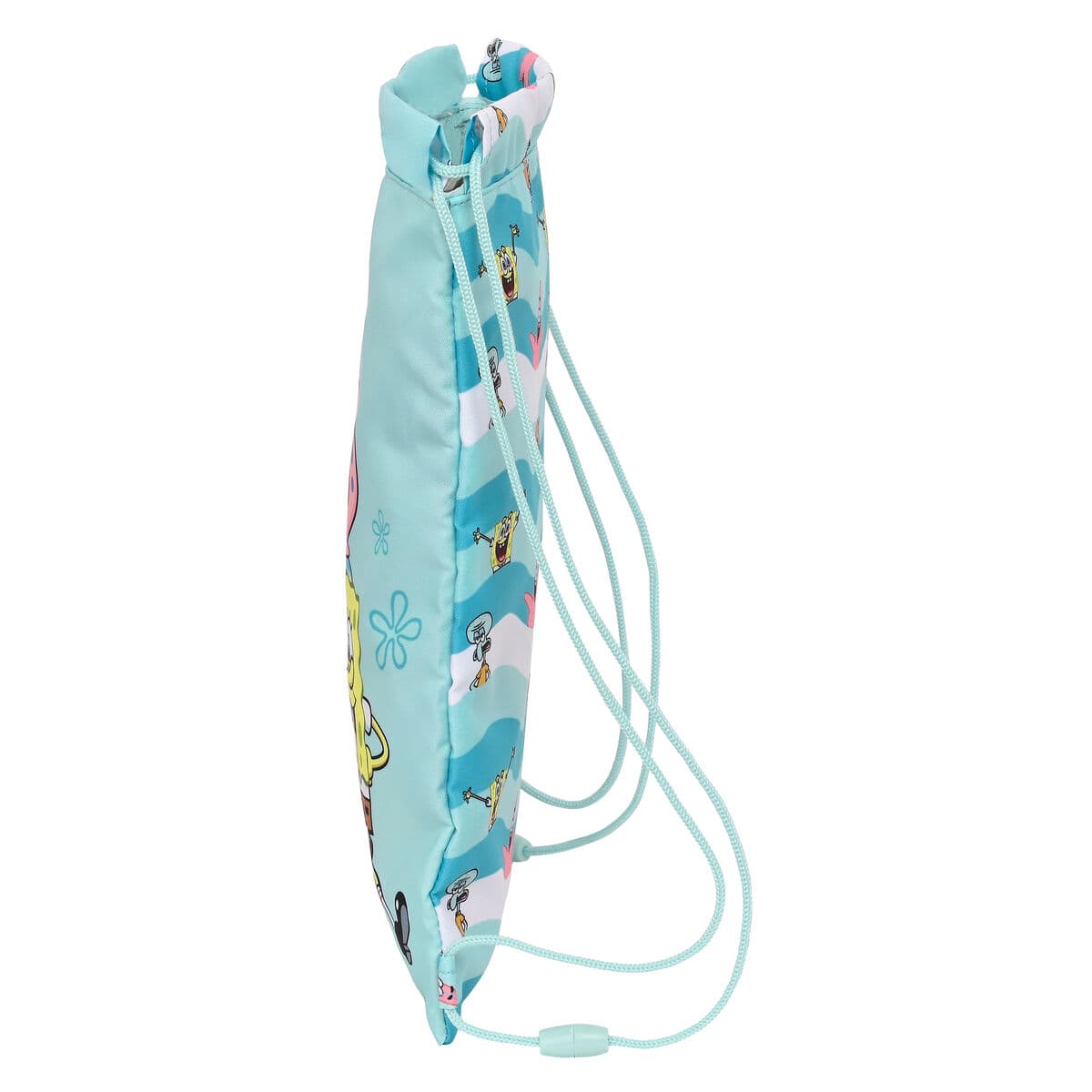 Bolsa Mochila con Cuerdas Spongebob Stay positive Azul Blanco 26 x 34 x 1 cm - Image 3