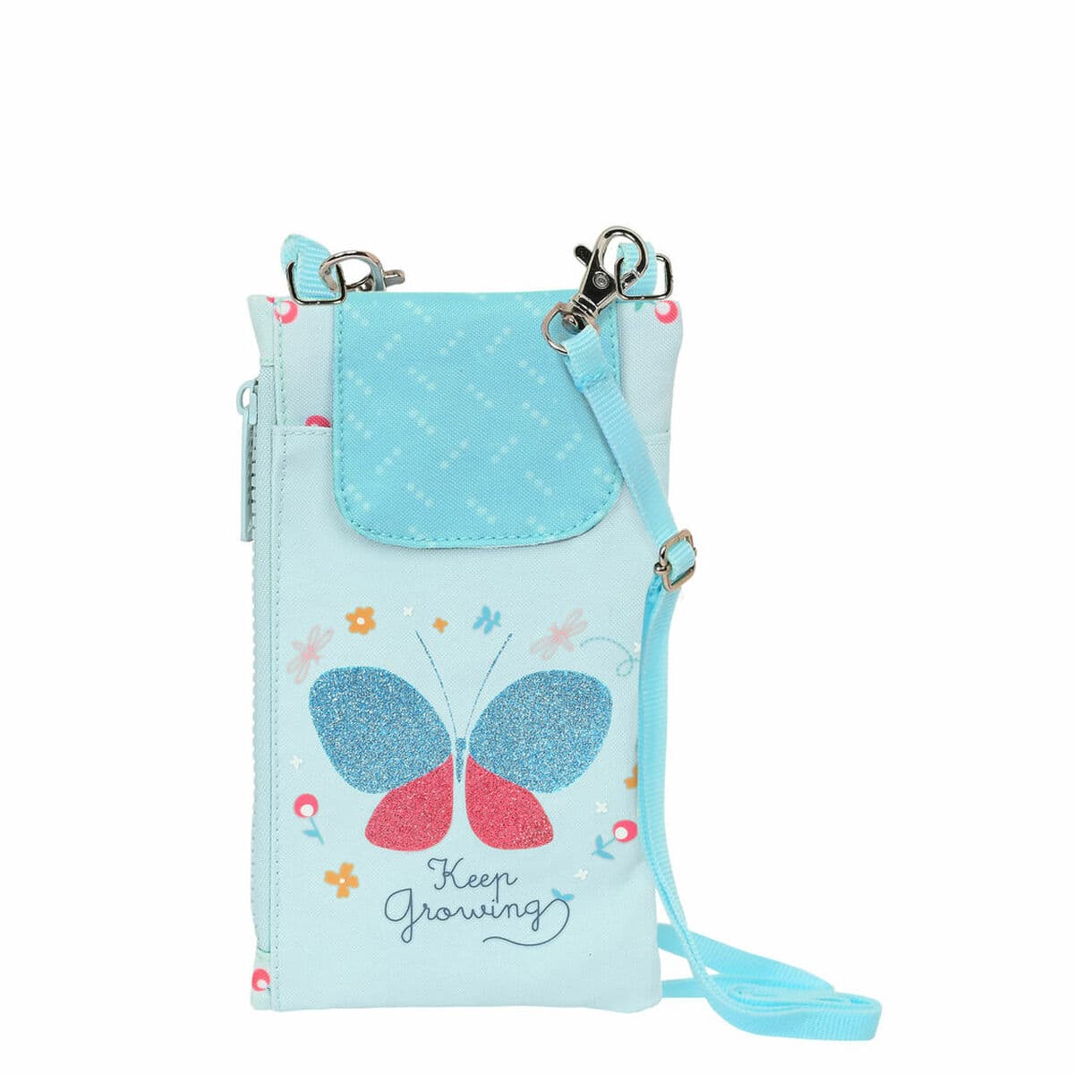 Monedero BlackFit8 Mariposa Azul Funda para Móvil