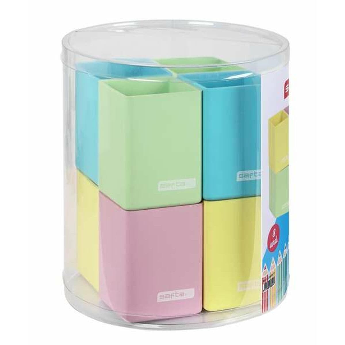 Set Safta Blauw Multicolour Siliconen 19,5 x 23 cm Potloodhouder - Image 5