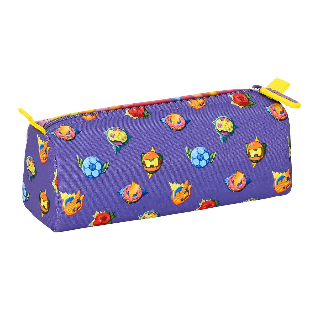 Estuche Escolar SuperThings Guardians of Kazoom Morado Amarillo (21 x 8 x 7 cm) - Image 3
