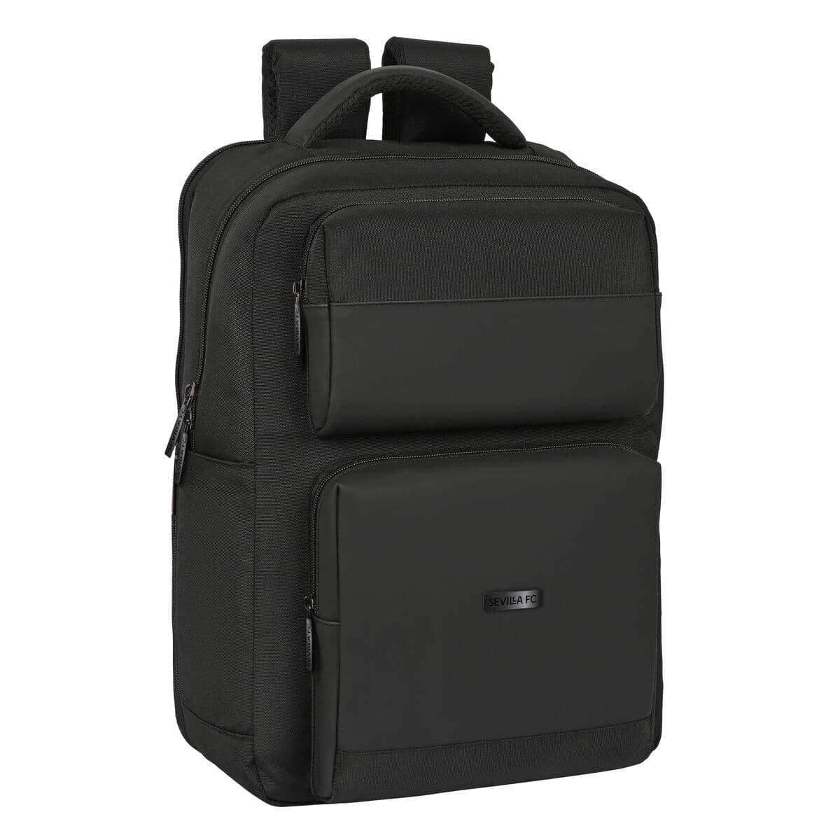 Laptop Backpack Sevilla Fútbol Club Premium 15,6'' Black (31 x 44 x 13 cm)