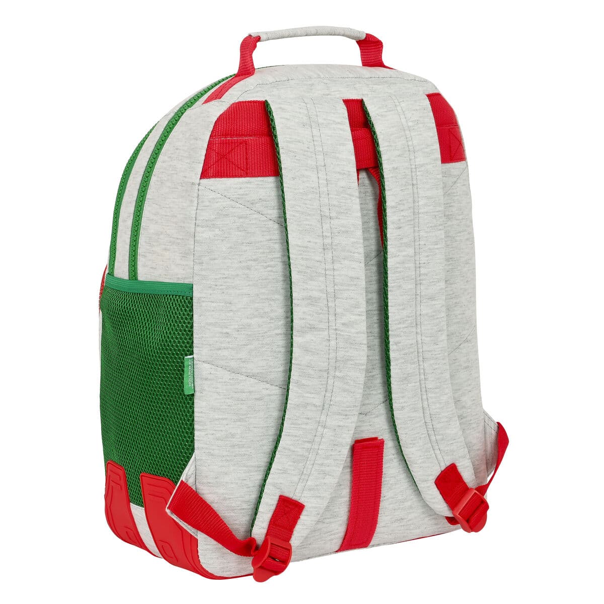 Schoolrugzak Benetton Pop Grijs (32 x 42 x 15 cm) - Image 3