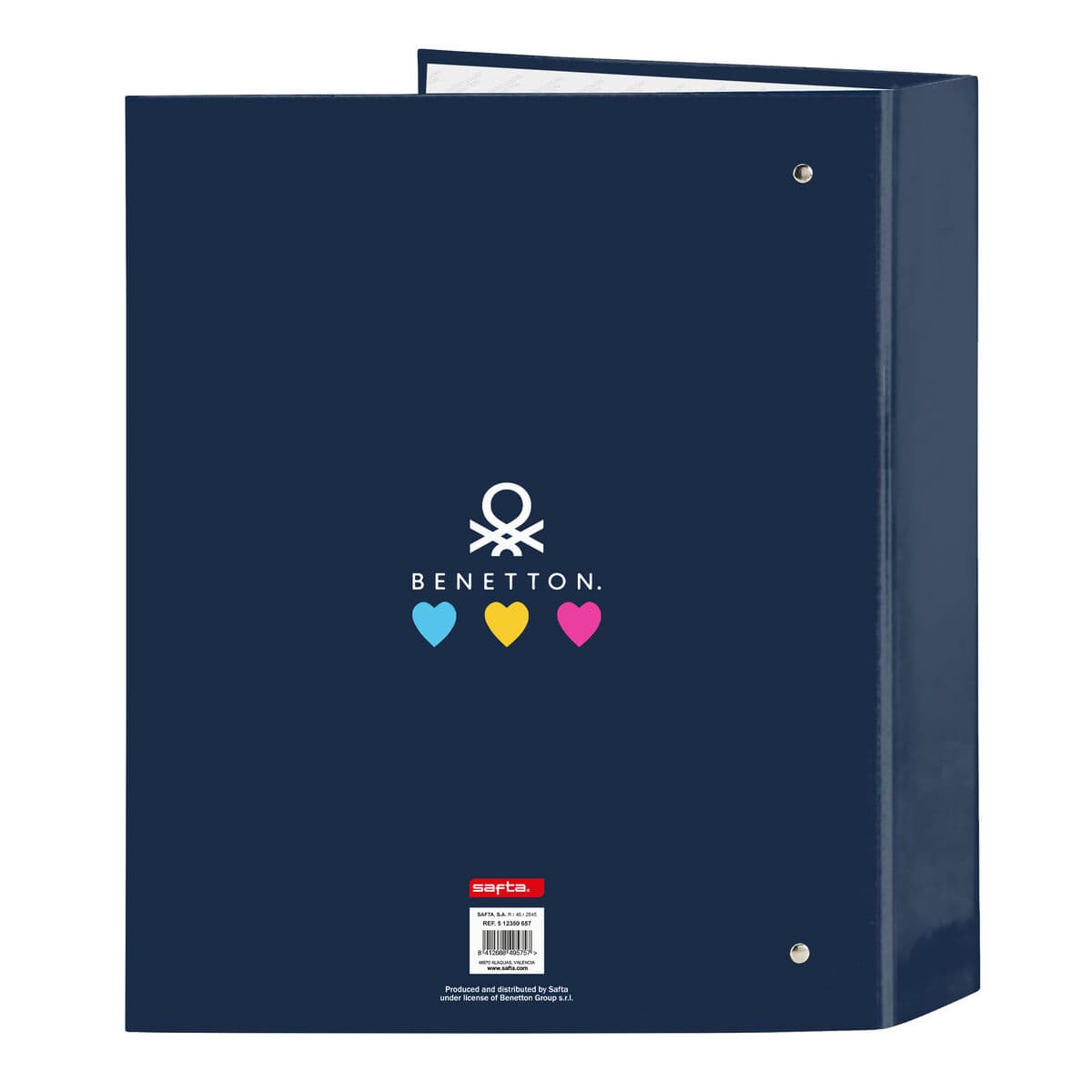 Ringbuch Benetton Love Marineblau A4 (27 x 33 x 6 cm) - Image 2