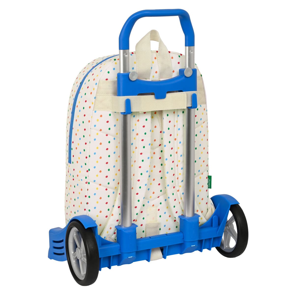 Mochila Escolar con Ruedas Benetton Topitos (30 x 46 x 14 cm) - Image 2