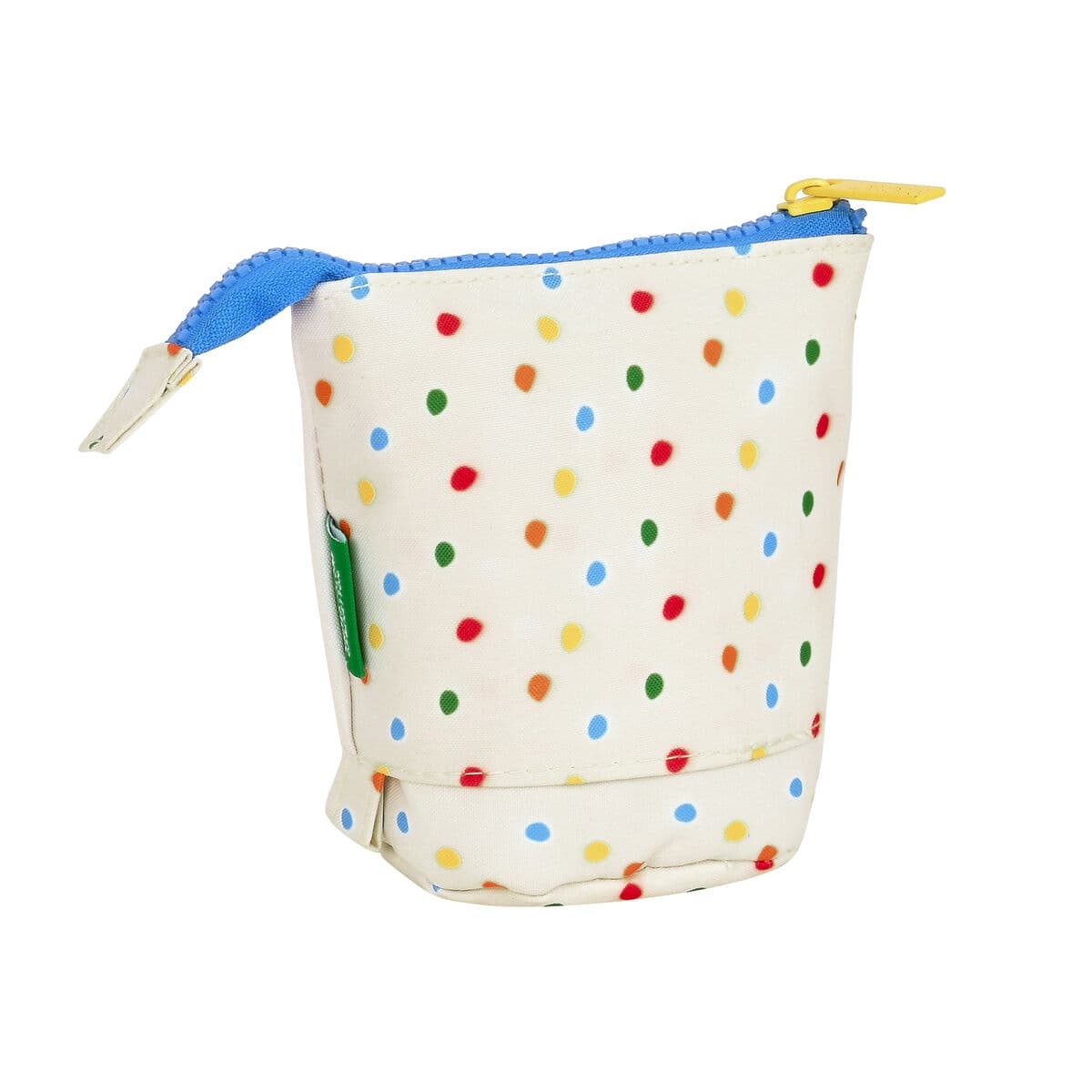 Estuche Cubilete Benetton Topitos Blanco (8 x 19 x 6 cm) - Image 3