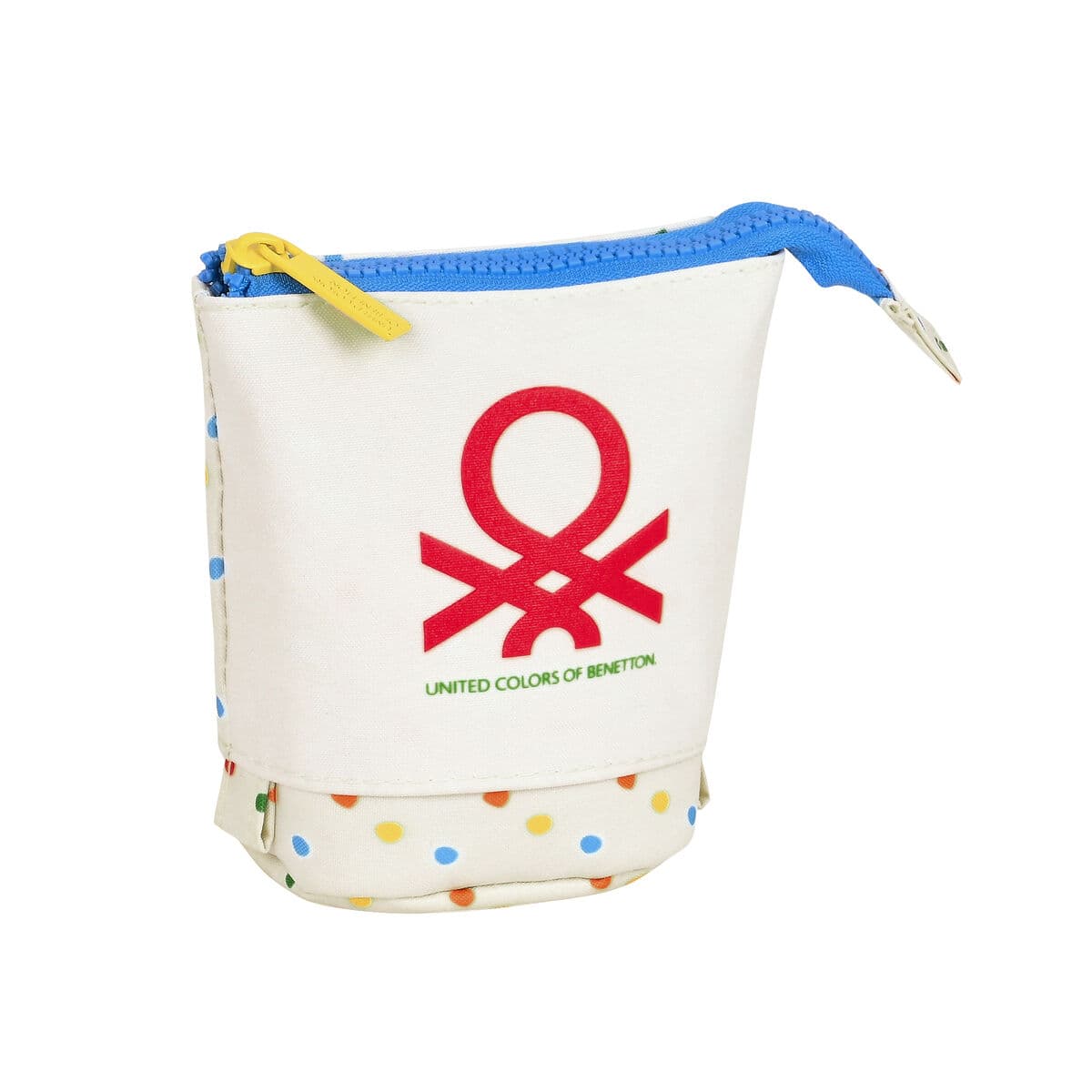 Estuche Cubilete Benetton Topitos Blanco (8 x 19 x 6 cm) - Image 5