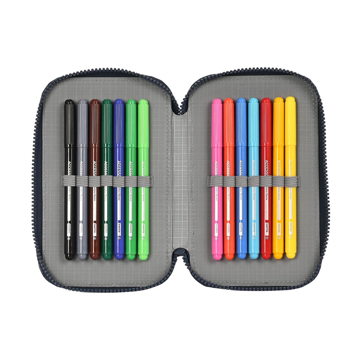 Schooletui met Accessoires El Niño Bahia Blauw 12.5 x 19.5 x 4 cm (28 Onderdelen) - Image 4