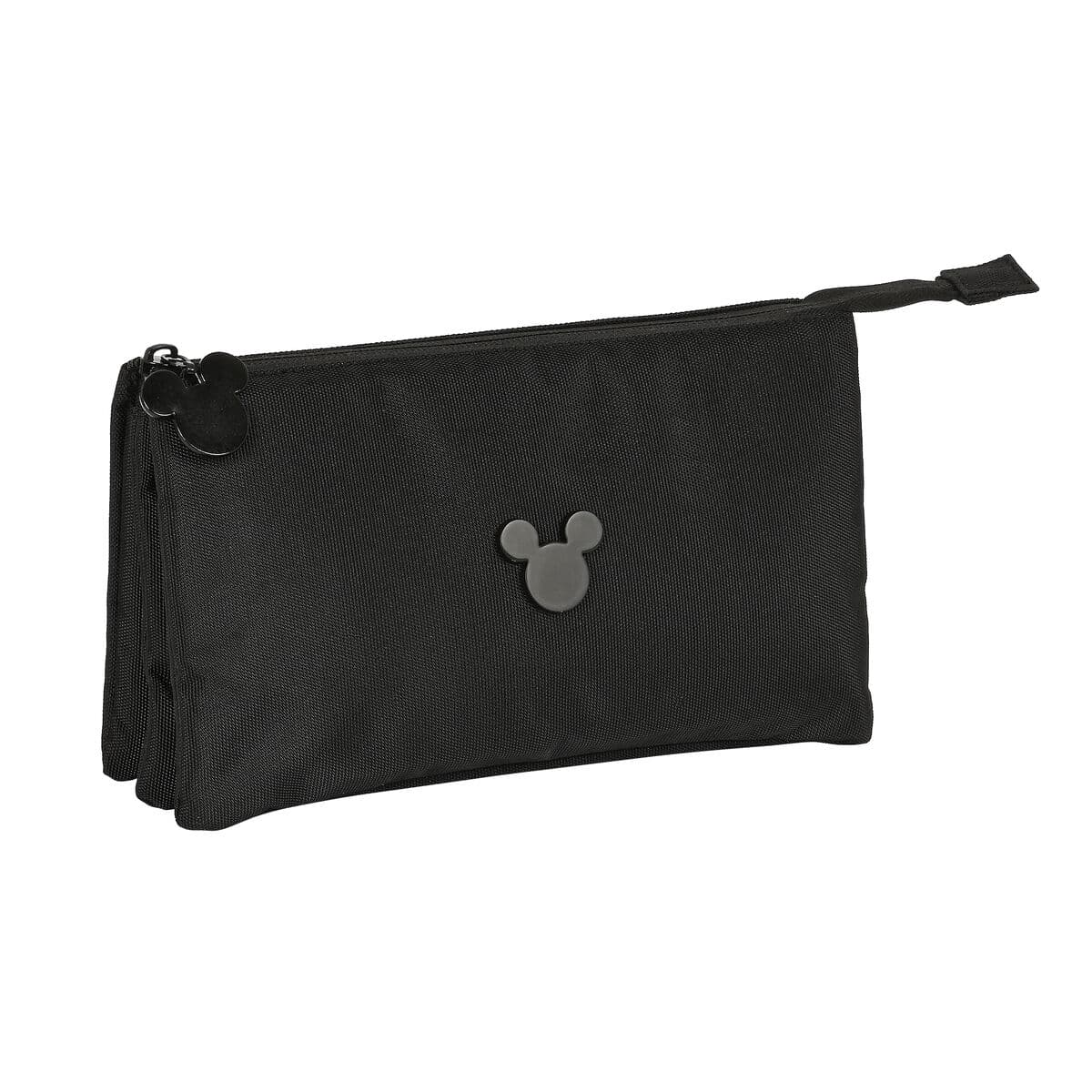 Pennenetui met 3 vakken Mickey Mouse Clubhouse Premium Zwart 22 x 12 x 3 cm - Image 2
