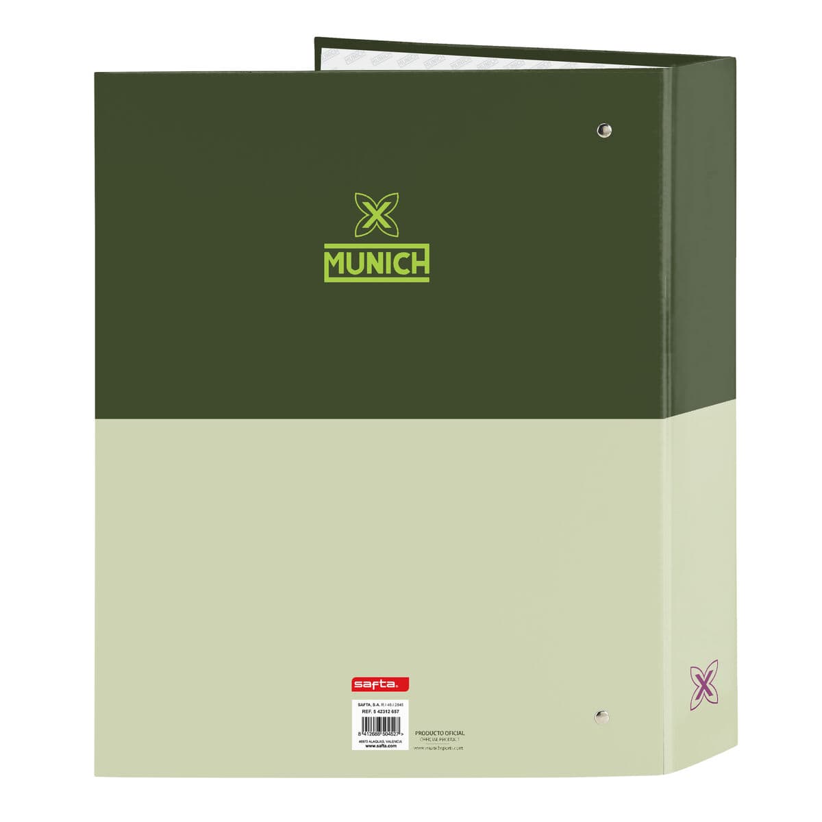 Biblioraft Munich Bright khaki Verde A4 27 x 33 x 6 cm - Image 2