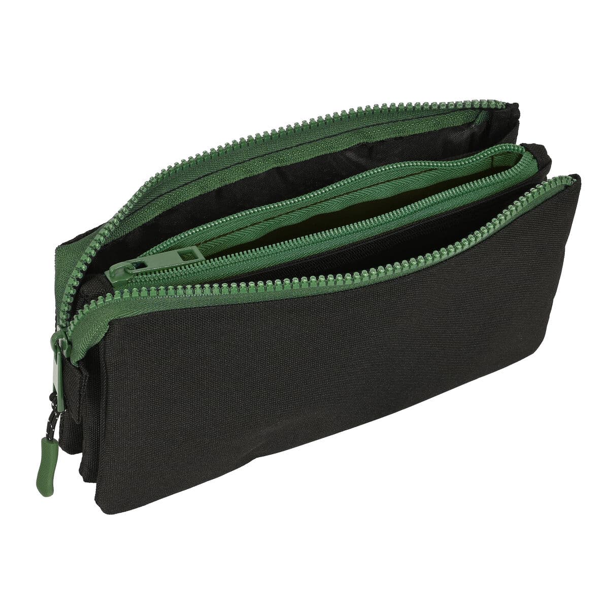 Trostruka pernica Munich Caviar Crna 22 x 12 x 3 cm - Image 2