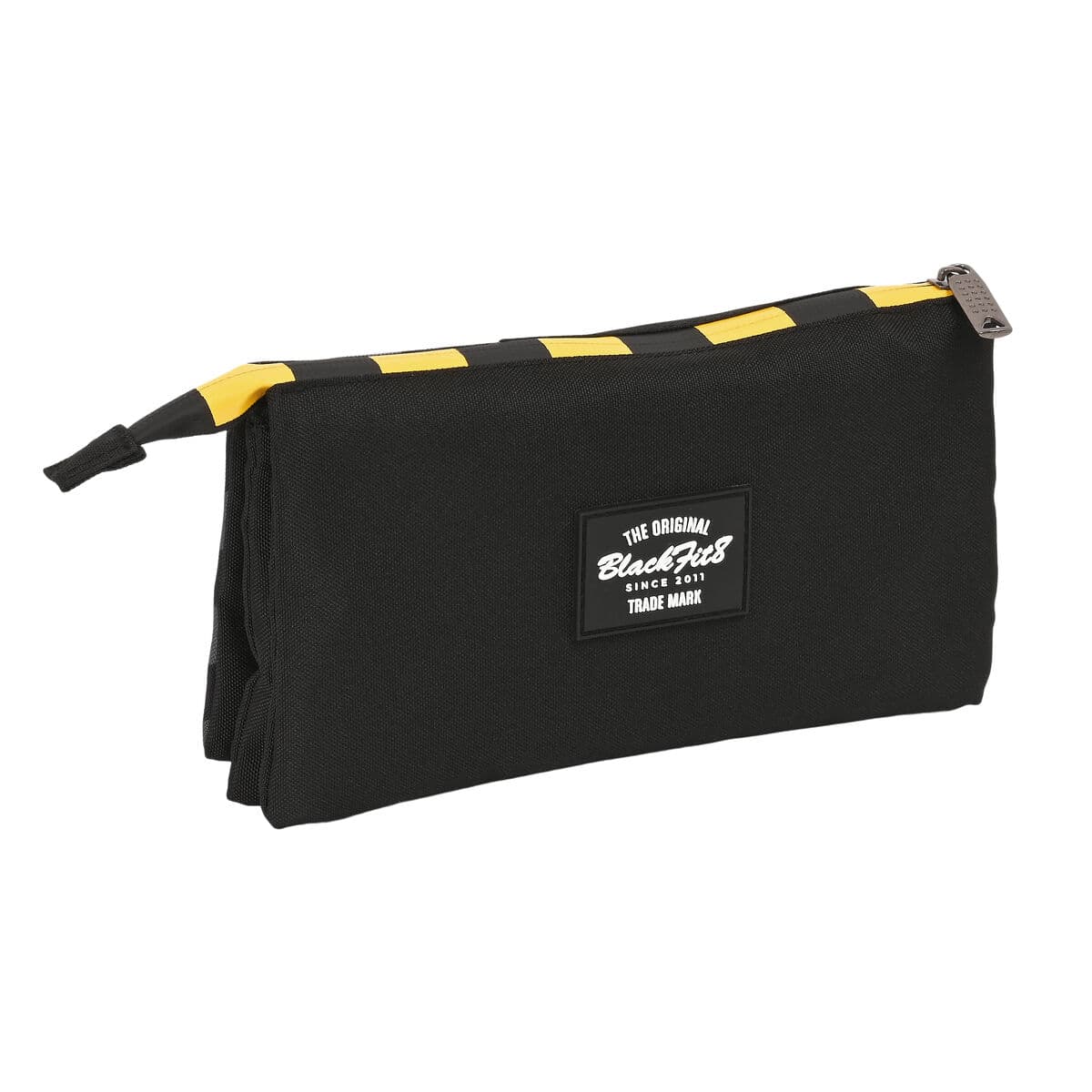 Dreifaches Mehrzweck-Etui BlackFit8 Zone Schwarz 22 x 12 x 3 cm - Image 3