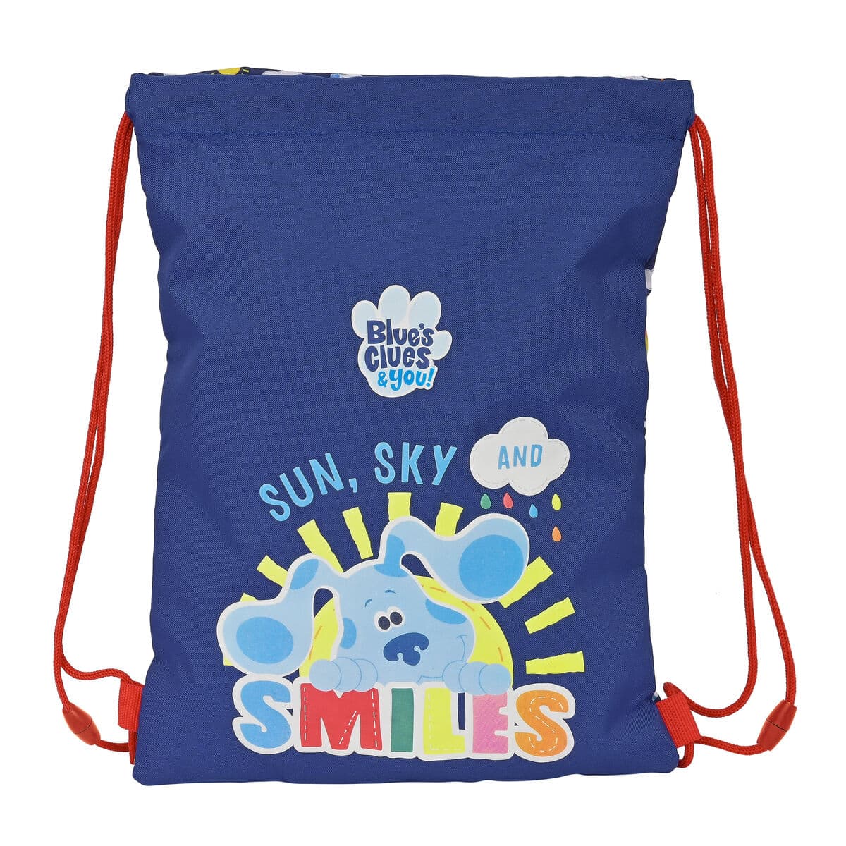 Bolsa Mochila con Cuerdas Blue's Clues Azul marino (26 x 34 x 1 cm)