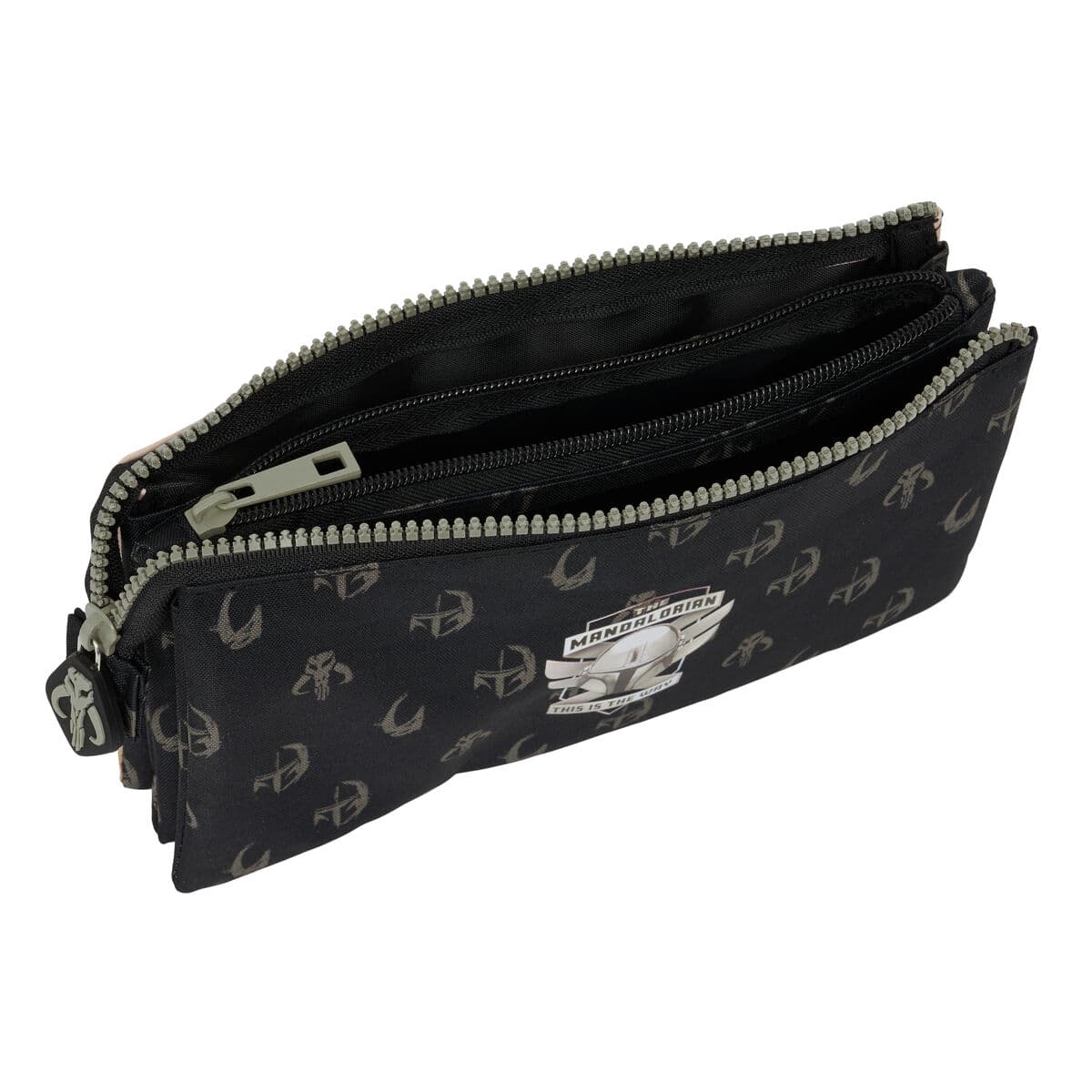 Zweifaches Mehrzweck-Etui The Mandalorian This is the way Schwarz 22 x 12 x 3 cm - Image 3