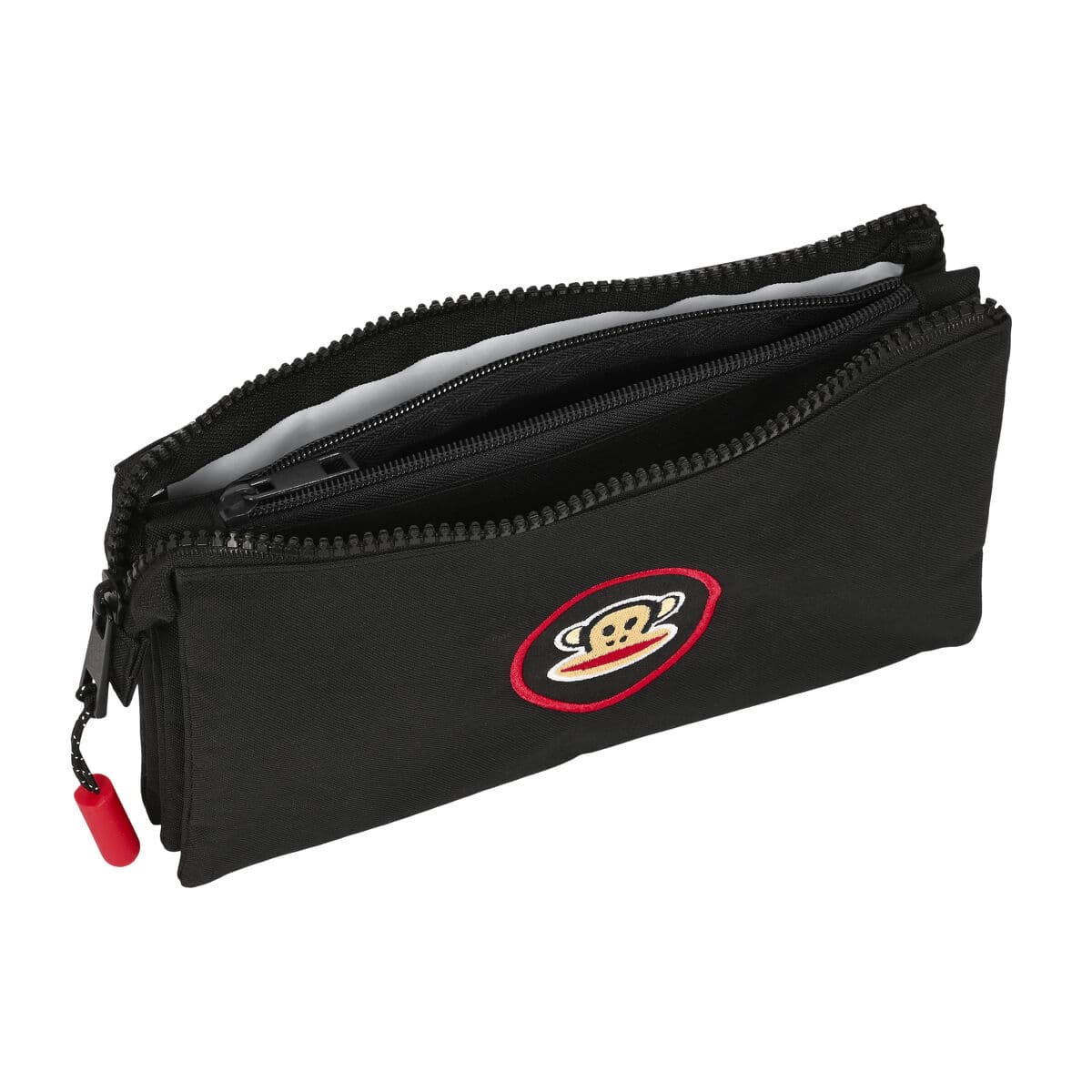 Pennenetui met 3 vakken Paul Frank Campers Zwart (22 x 12 x 3 cm) - Image 3