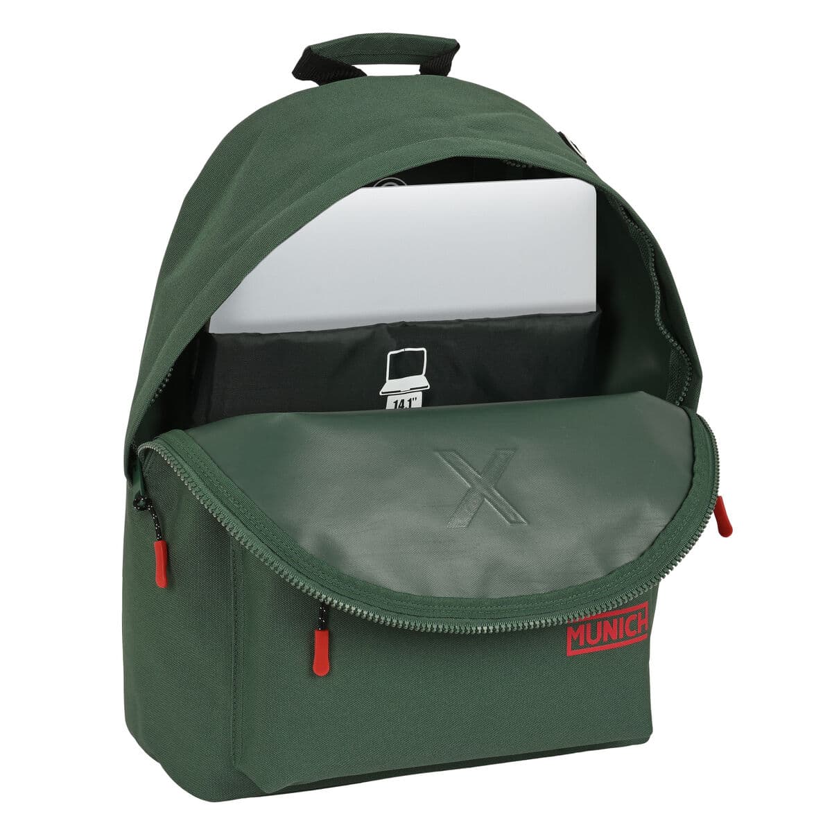 Mochila para Portátil Munich  munich basicos  31 x 41 x 16 cm Verde - Image 3