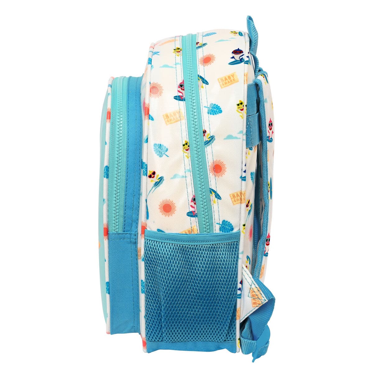 Schulrucksack Baby Shark Surfing Blau Weiß 27 x 33 x 10 cm - Image 2