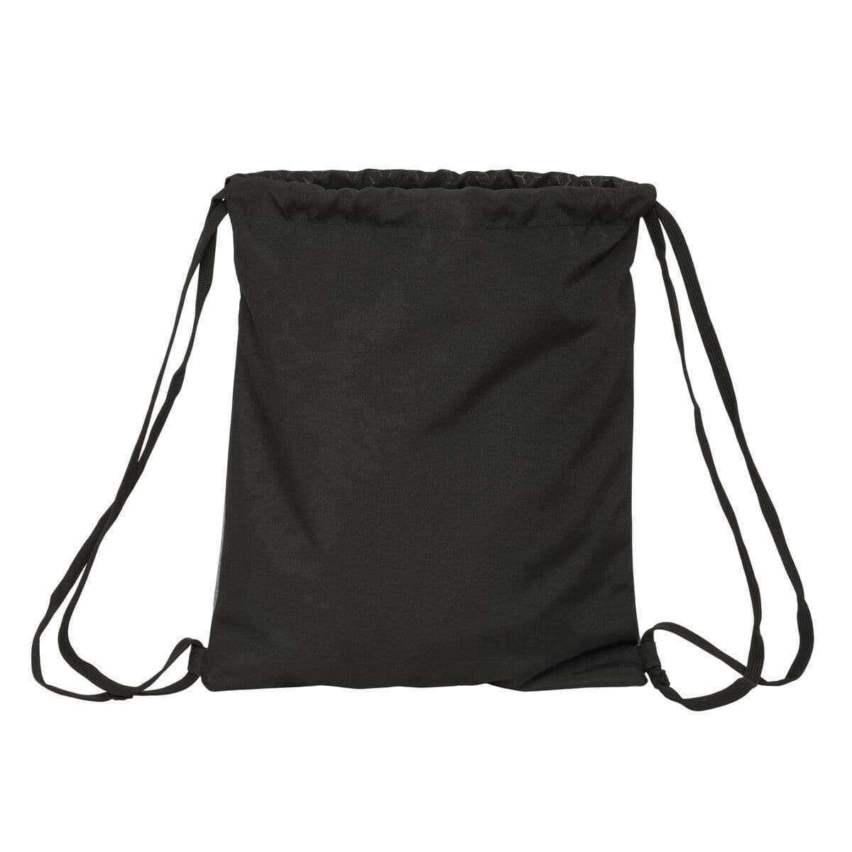 Bolsa Mochila con Cuerdas BlackFit8 Old school Negro Gris 35 x 40 x 1 cm - Image 2