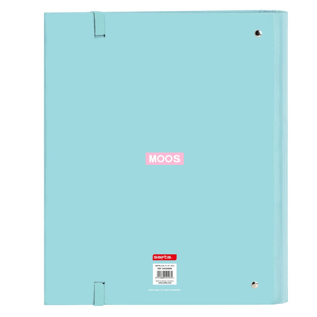 Ring binder Moos Butterflies Blue 27 x 32 x 3.5 cm - Image 2