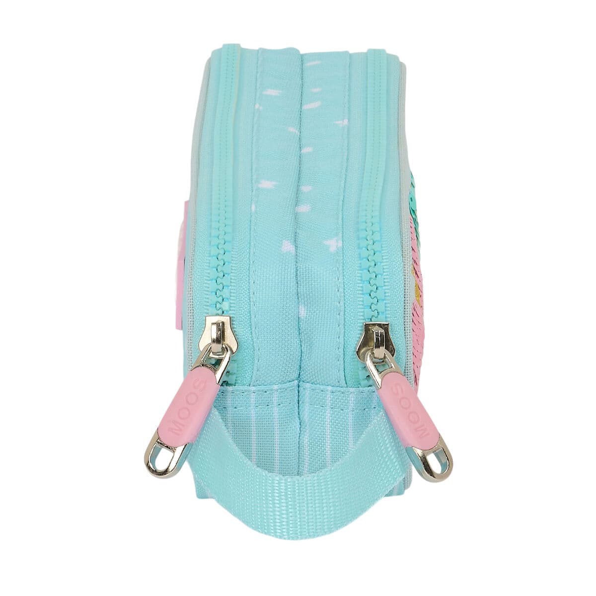 Zweifaches Mehrzweck-Etui Moos Butterflies Hellblau 21 x 8 x 6 cm - Image 2