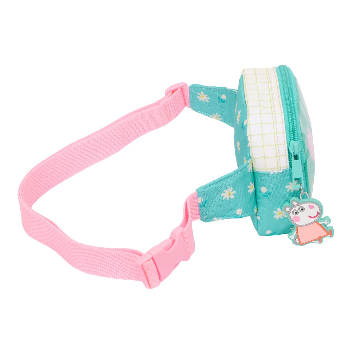 Sac banane Peppa Pig Pretty flowers Jaune Menthe 14 x 11 x 4 cm - Image 2