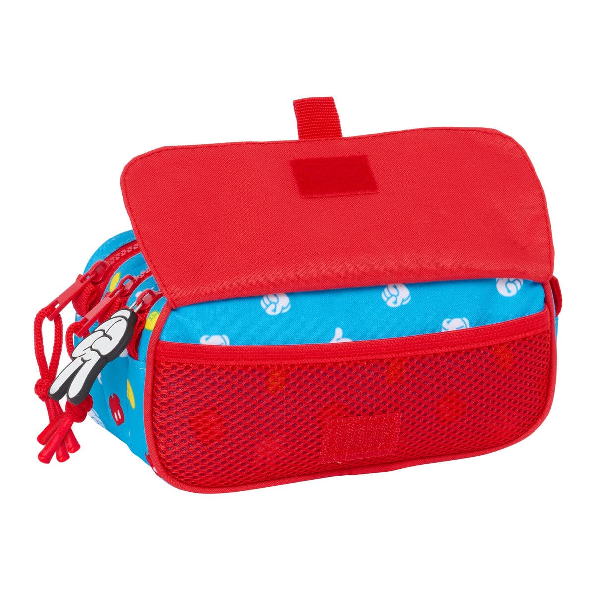 Zweifaches Mehrzweck-Etui Mickey Mouse Clubhouse Fantastic Blau Rot 21,5 x 10 x 8 cm - Image 3