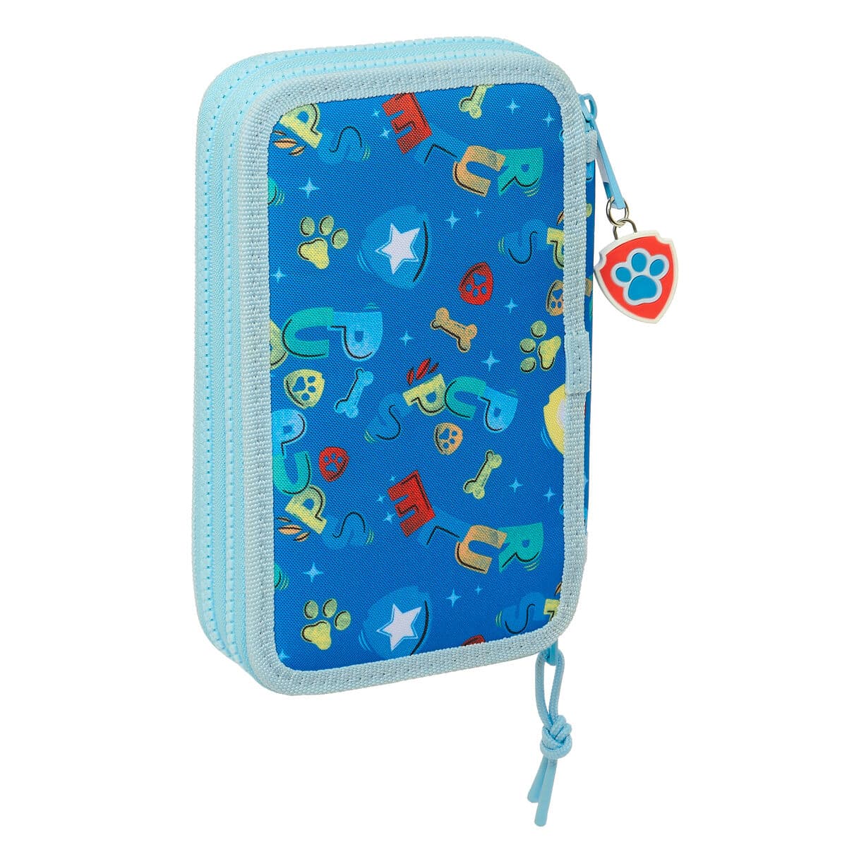 Doppel-Federtasche The Paw Patrol Pups rule Blau 12.5 x 19.5 x 4 cm 28 Stücke - Image 5