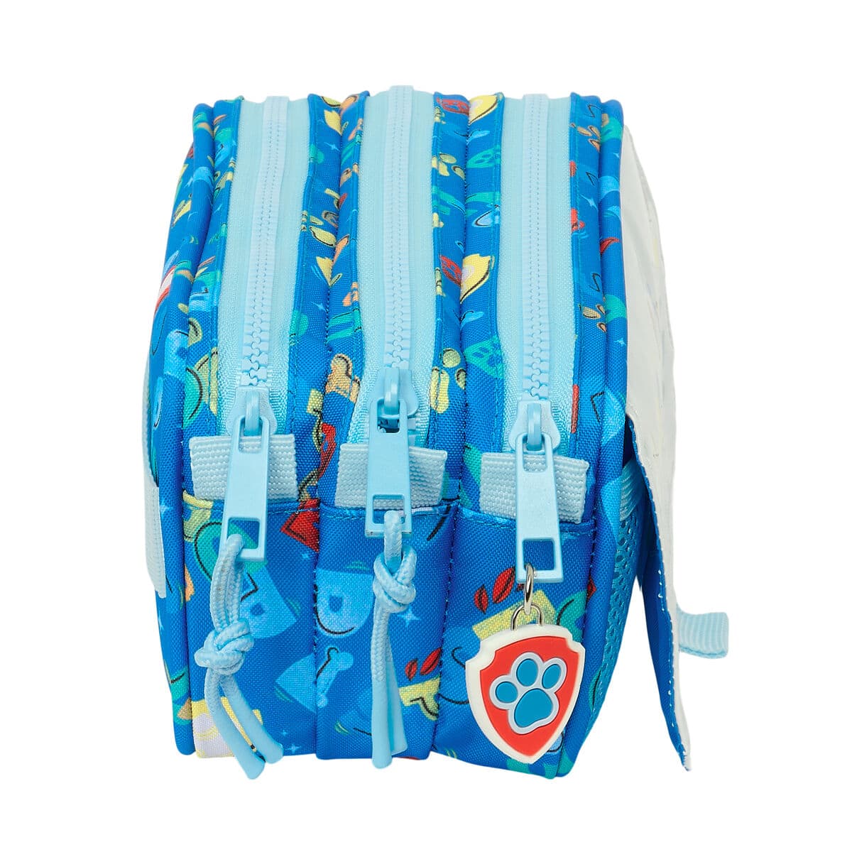 Dreifaches Mehrzweck-Etui The Paw Patrol Pups rule Blau 21,5 x 10 x 8 cm - Image 3