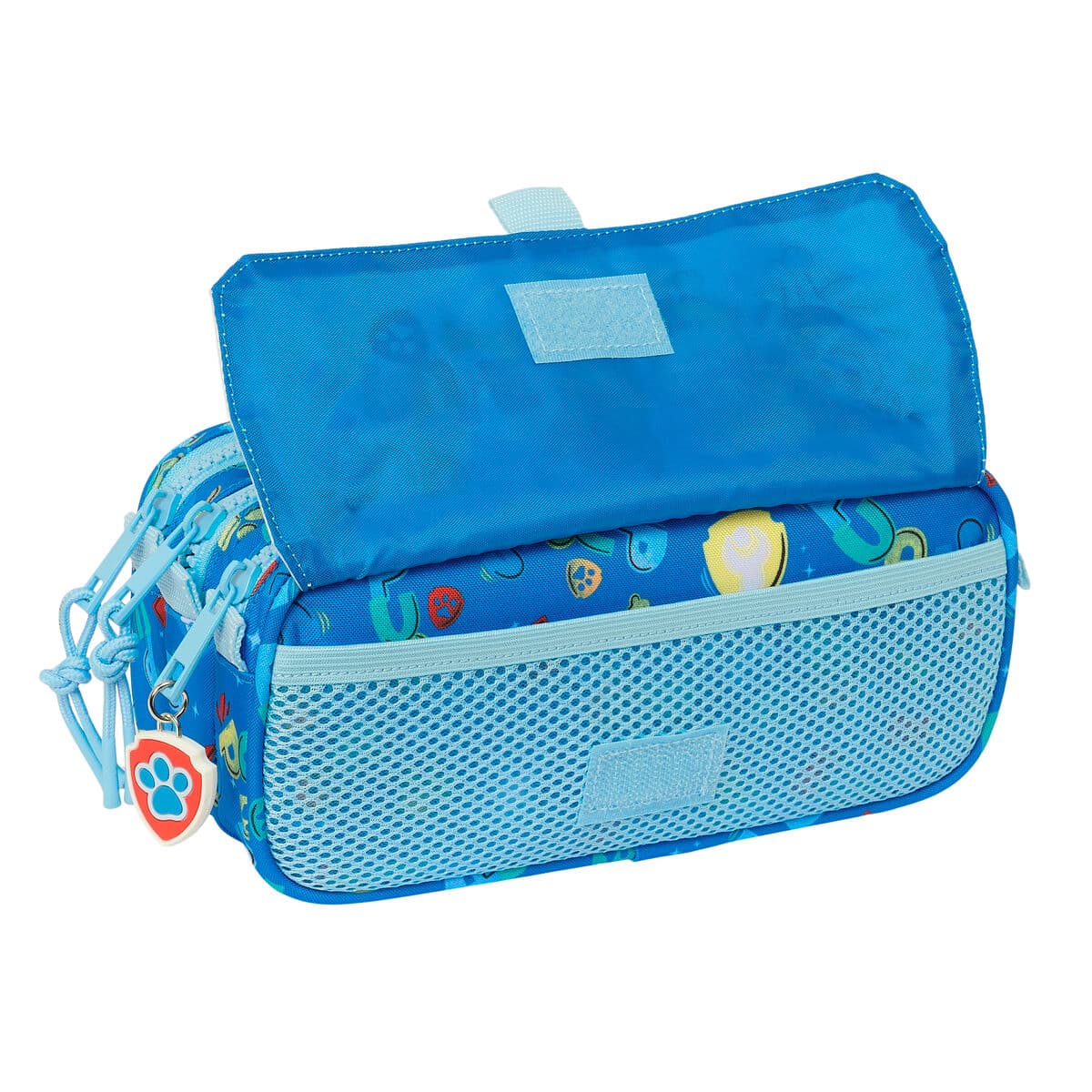 Dreifaches Mehrzweck-Etui The Paw Patrol Pups rule Blau 21,5 x 10 x 8 cm - Image 4