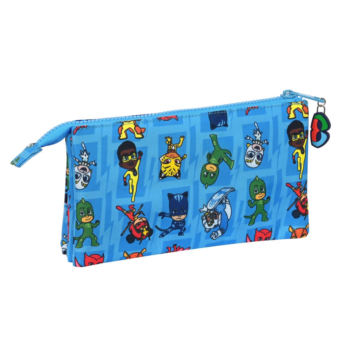 Pennenetui met 3 vakken PJ Masks Blauw 22 x 12 x 3 cm - Image 2