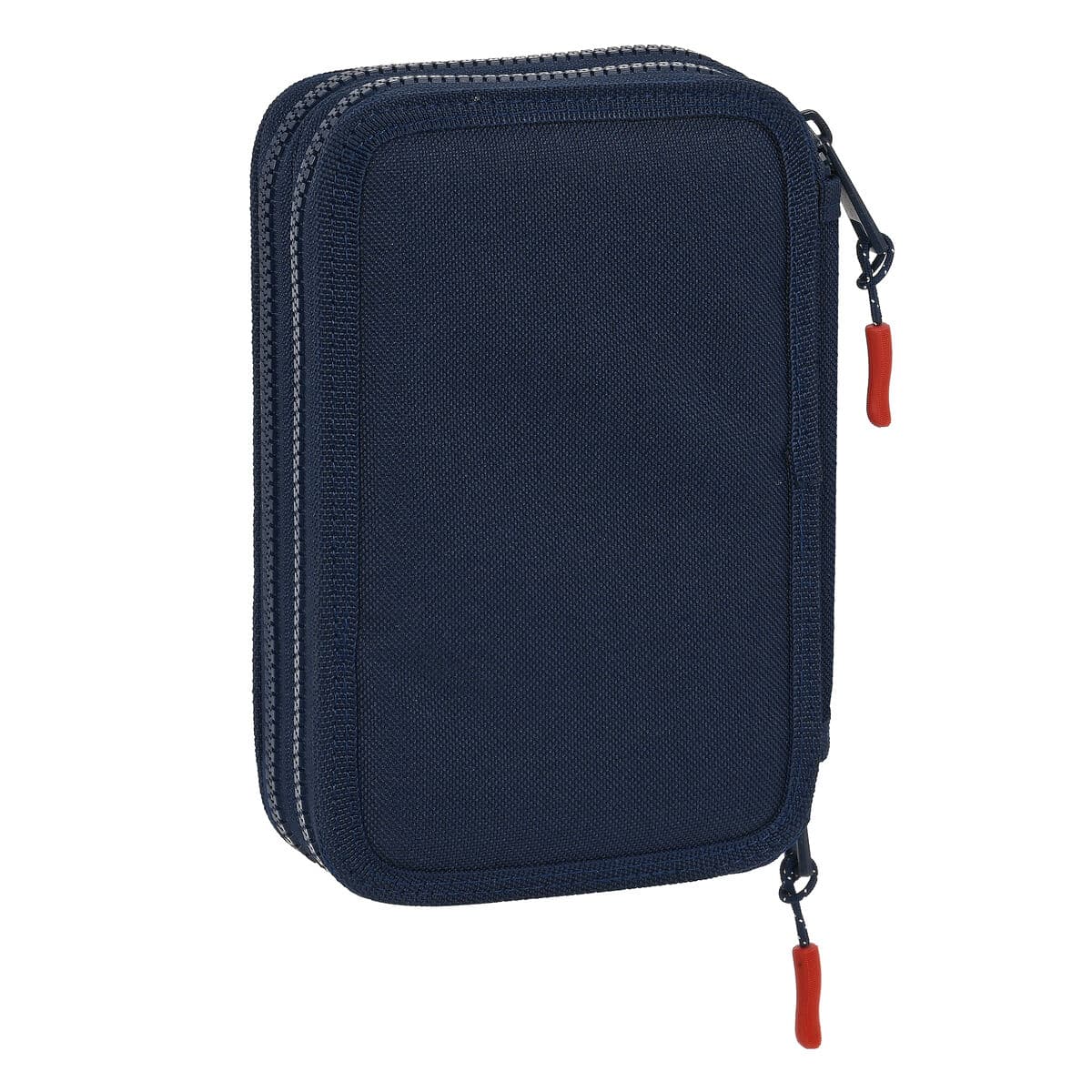 Plumier Doble Munich Flash Azul marino 12.5 x 19.5 x 4 cm (28 piezas) - Image 5