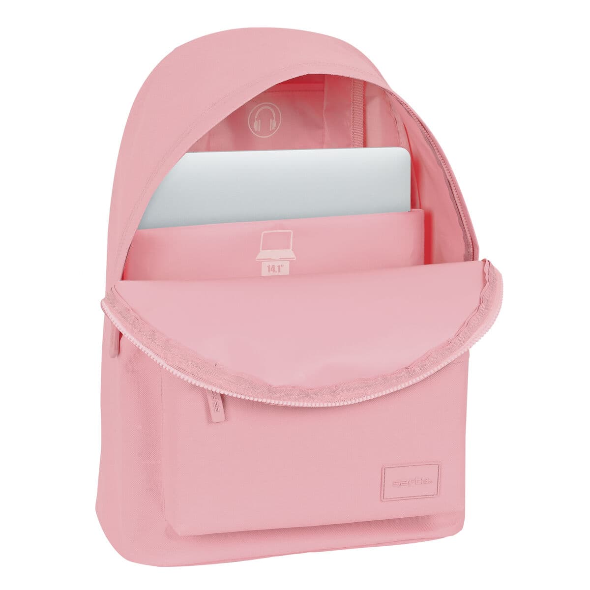 Cartable Safta   31 x 41 x 16 cm Rose - Image 3