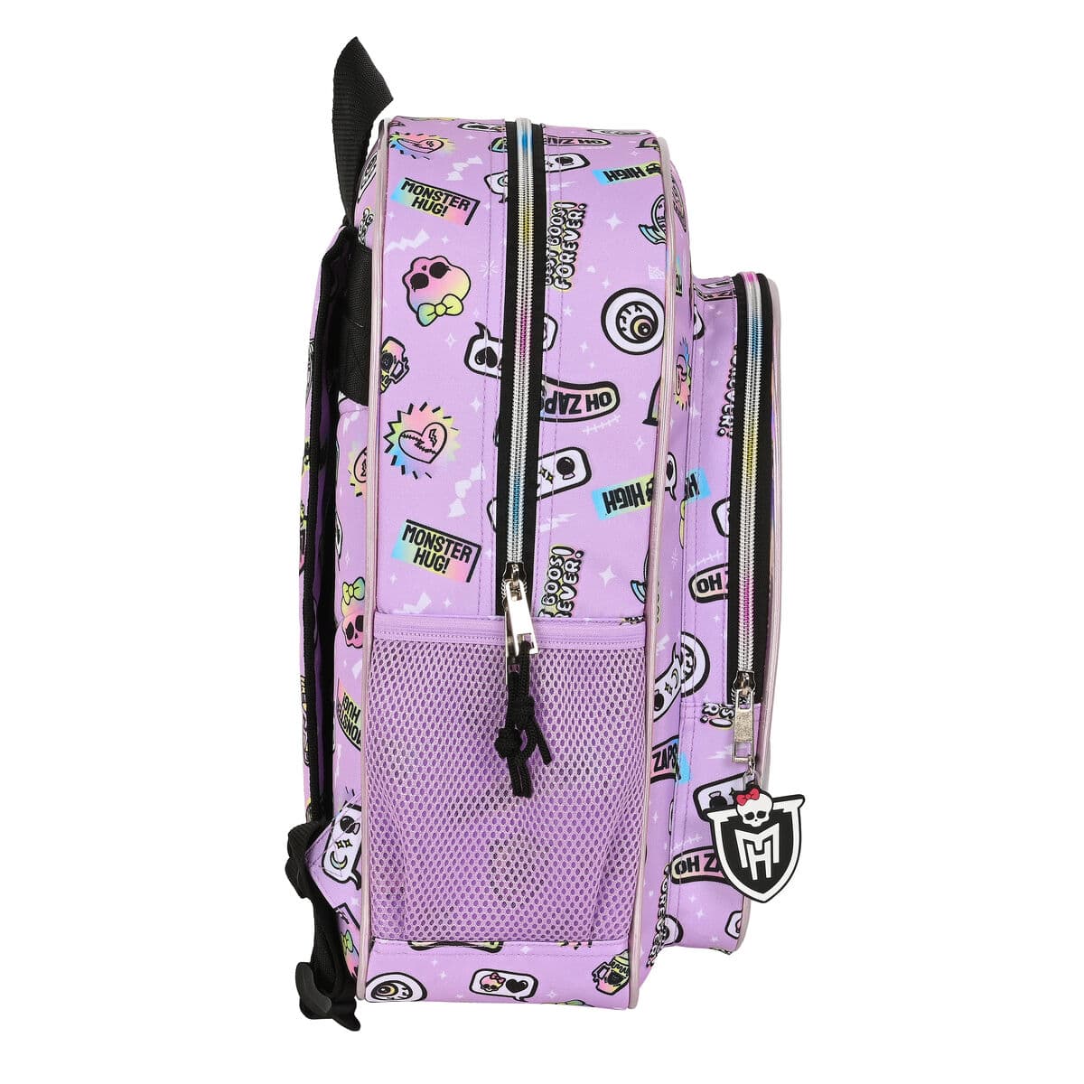 Schulrucksack Monster High Best boos Lila 32 X 38 X 12 cm - Image 3