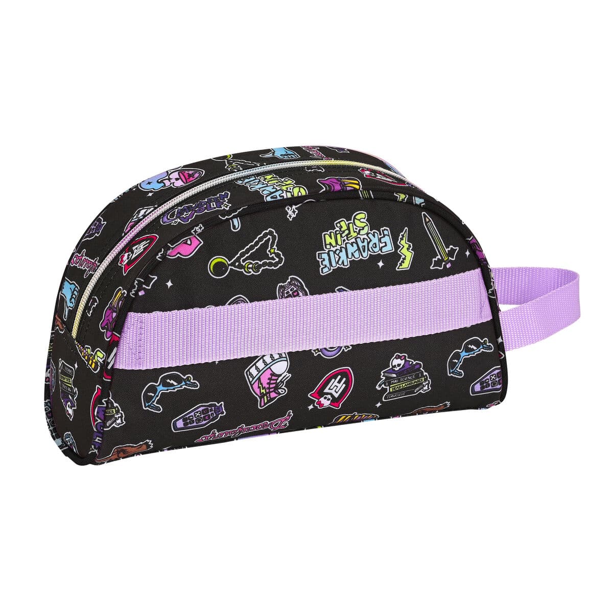 Neceser de Viaje Monster High Creep Negro Poliéster 300D 26 x 16 x 9 cm - Image 4