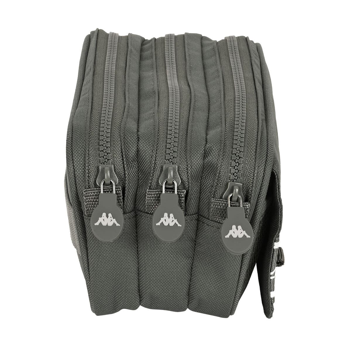Trousse Fourre-Tout Triple Kappa 21,5 x 10 x 8 cm Gris - Image 2