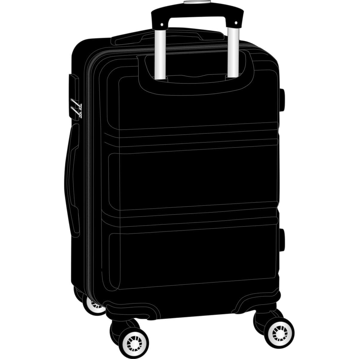 Valise cabine Safta Gris foncé 20'' 34,5 x 55 x 20 cm - Image 3