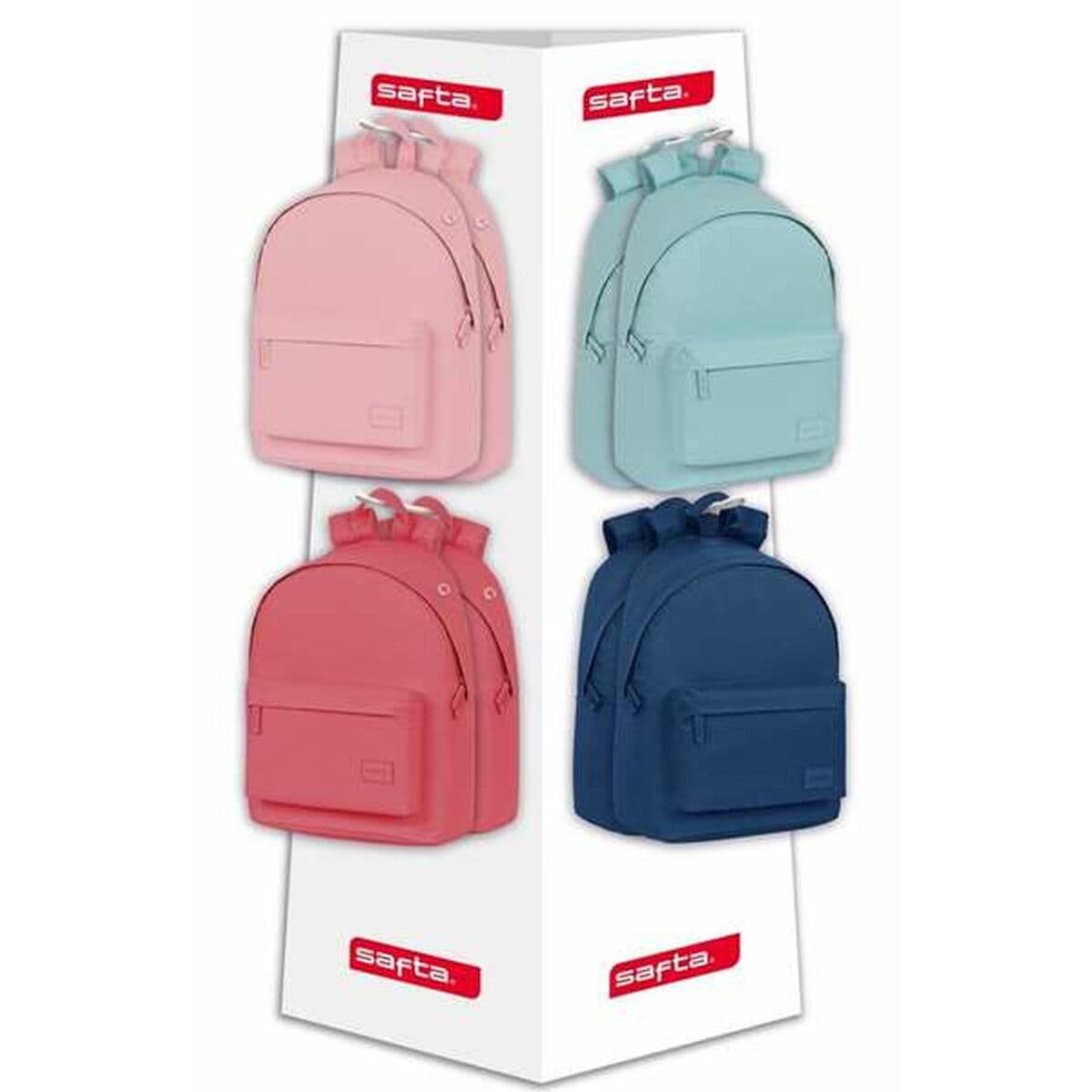 Skopåse med remmar Safta Svart 42 x 160 x 42 cm - Image 5