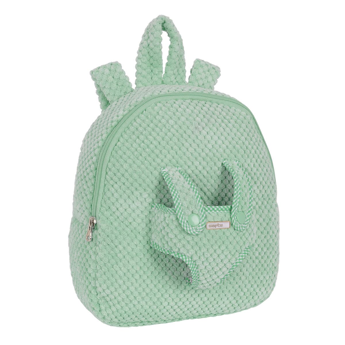 Kinderrucksack Safta Plüschbär türkis 23 x 27 x 7,5 cm - Image 3