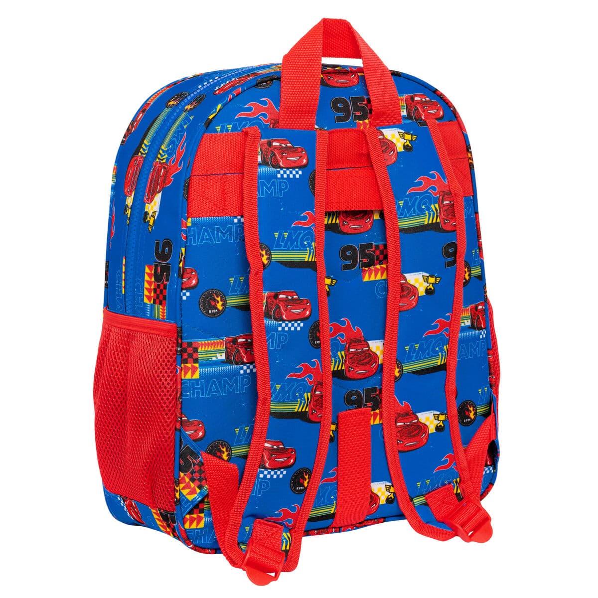 Mochila Escolar Cars Race ready Azul 32 X 38 X 12 cm - Image 2