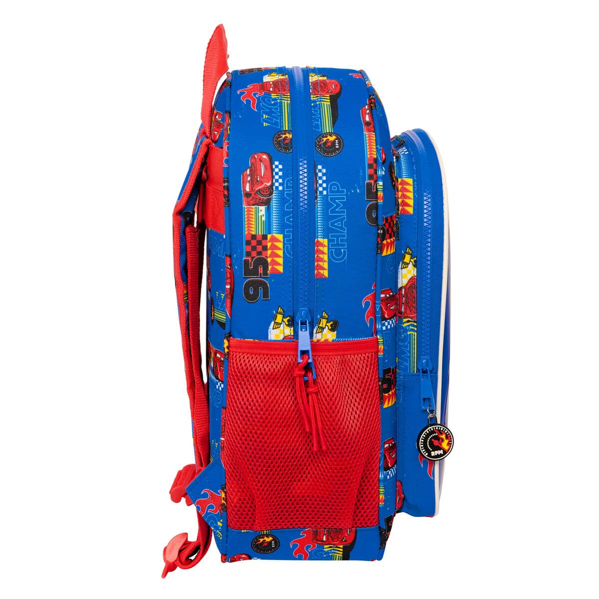 Mochila Escolar Cars Race ready Azul 32 X 38 X 12 cm - Image 3
